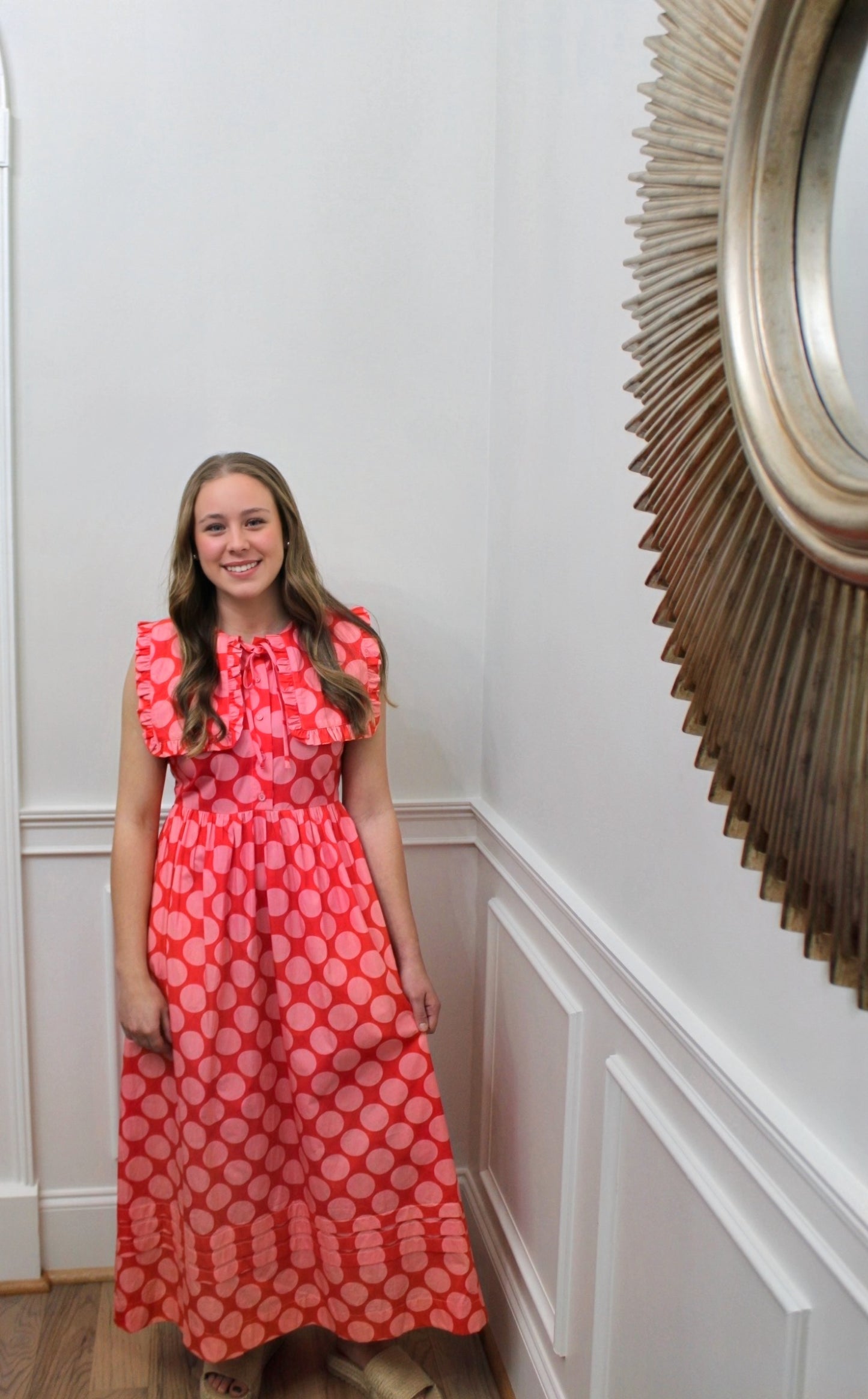 Rosie Dot Maxi Dress