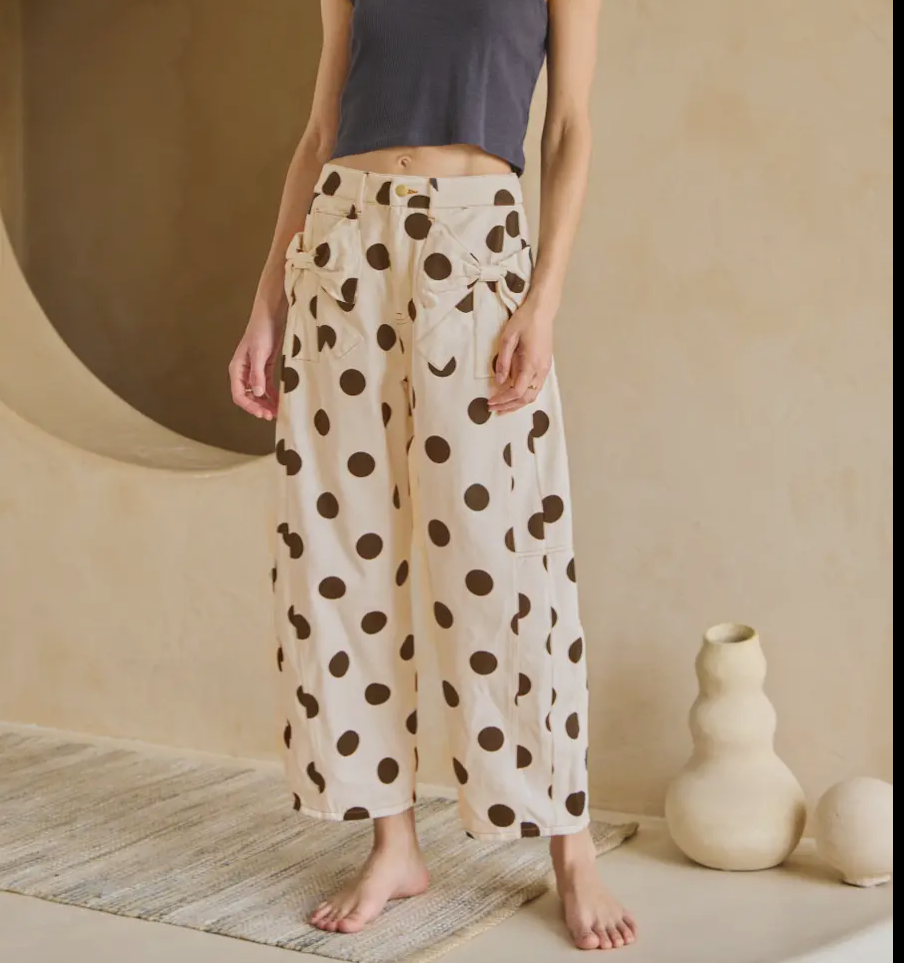 The Dotted Barrel Pants