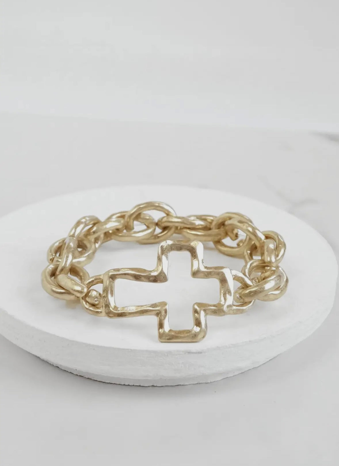 Golden Cross Bracelet