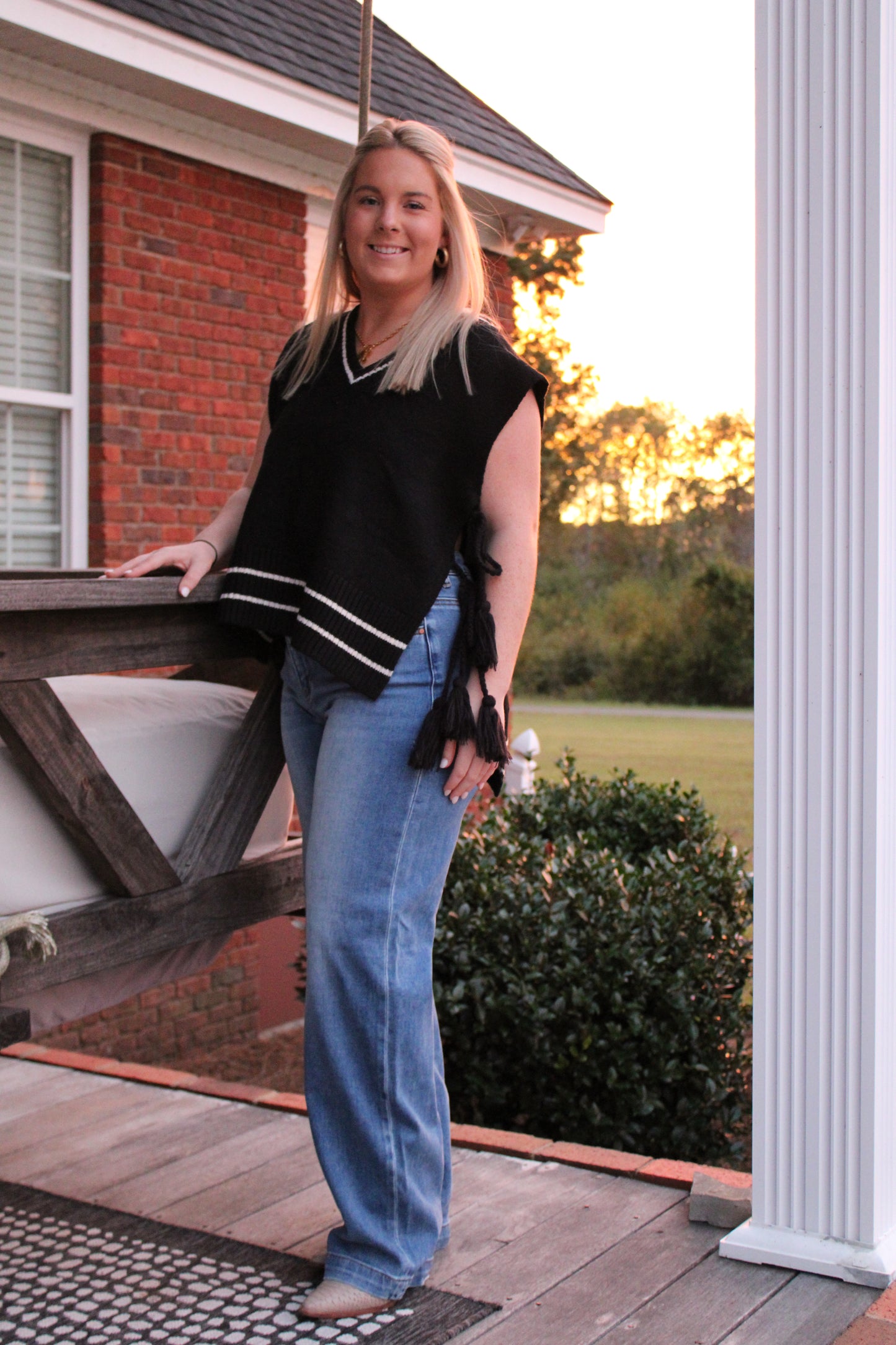 The Black Tassel Sweater