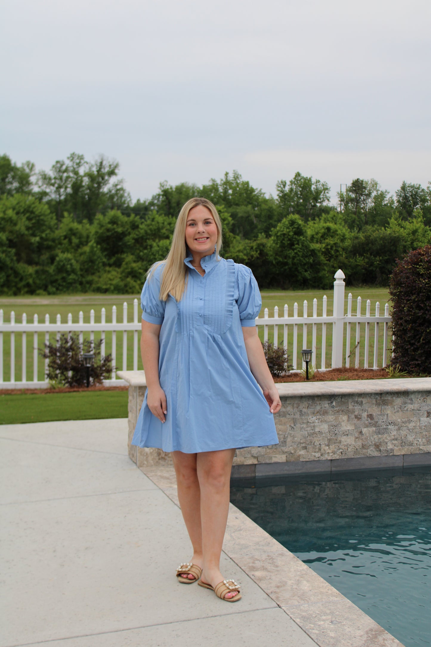 Bluebell Charm Mini Dress
