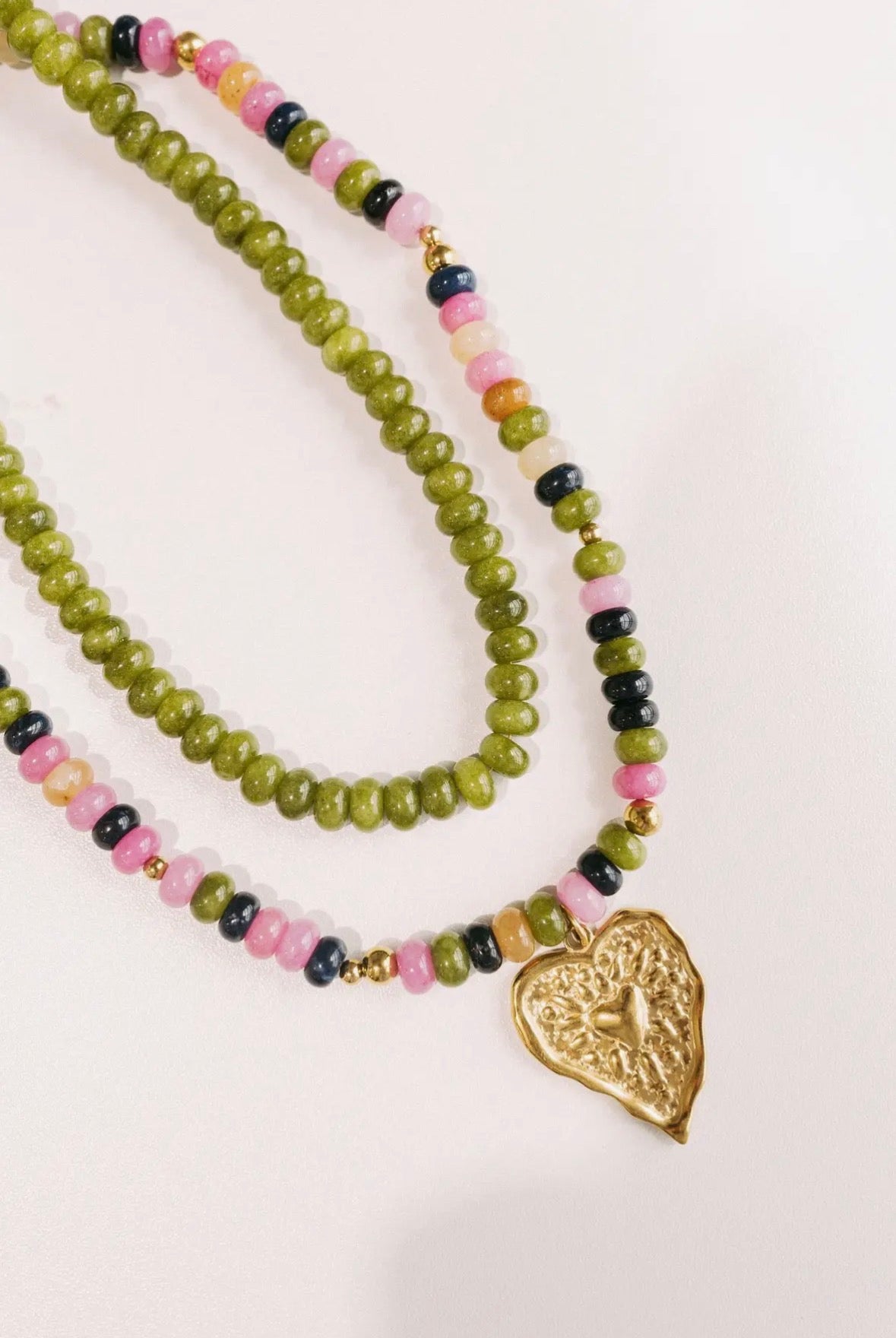 The Olive Grove Beaded Necklace