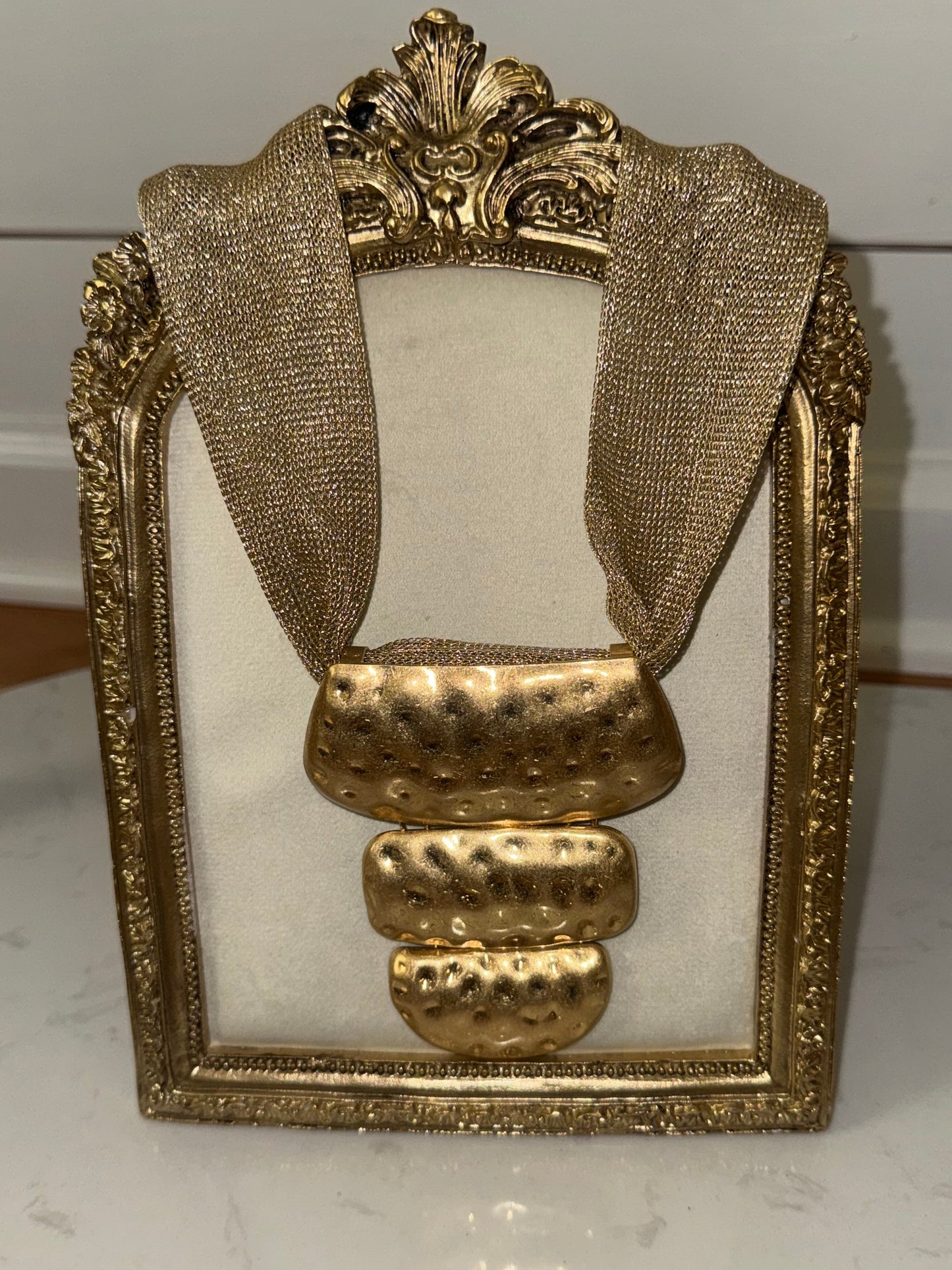 Golden Heirloom Statement Necklace