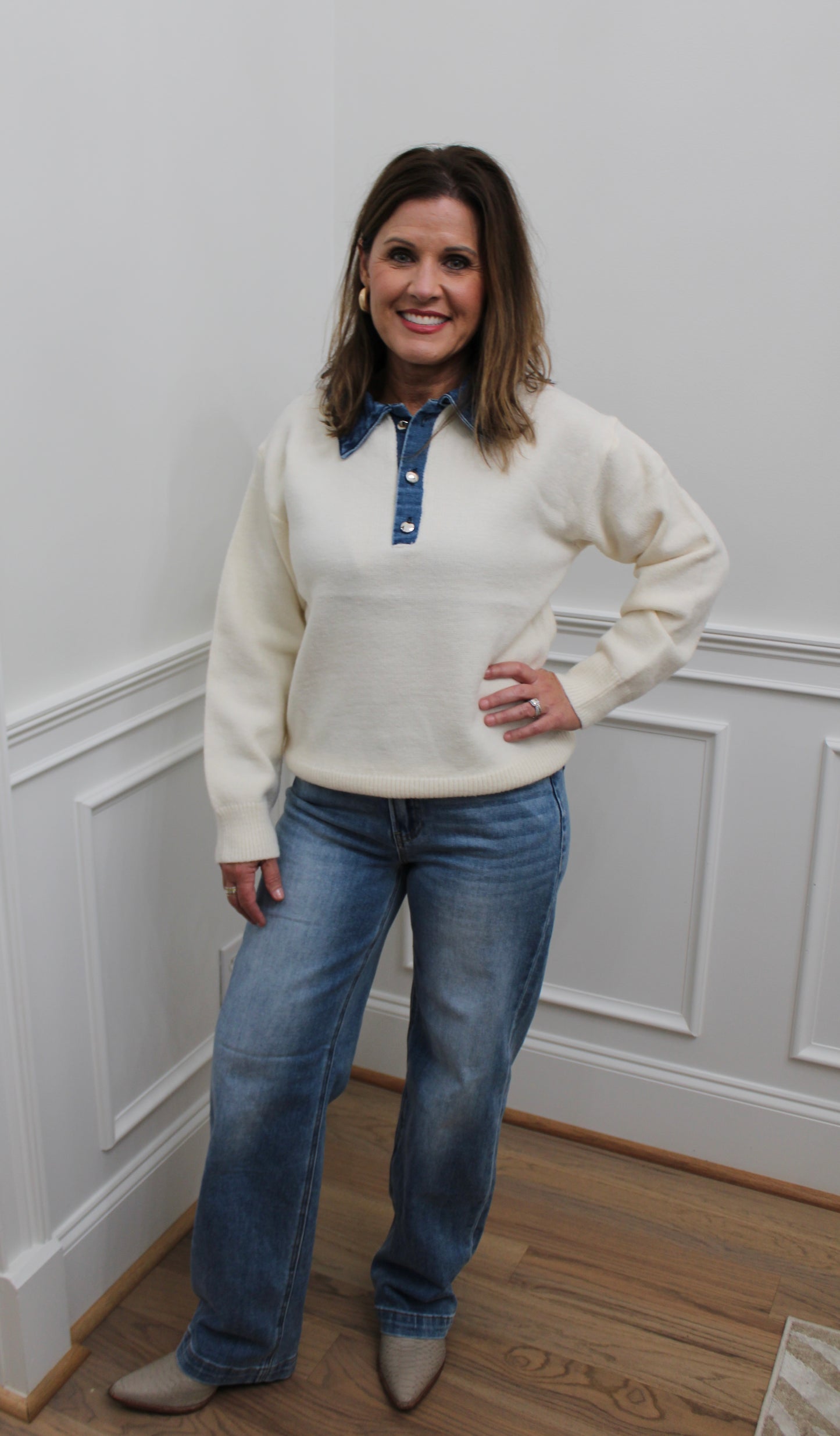 The Denim Dreams Sweater