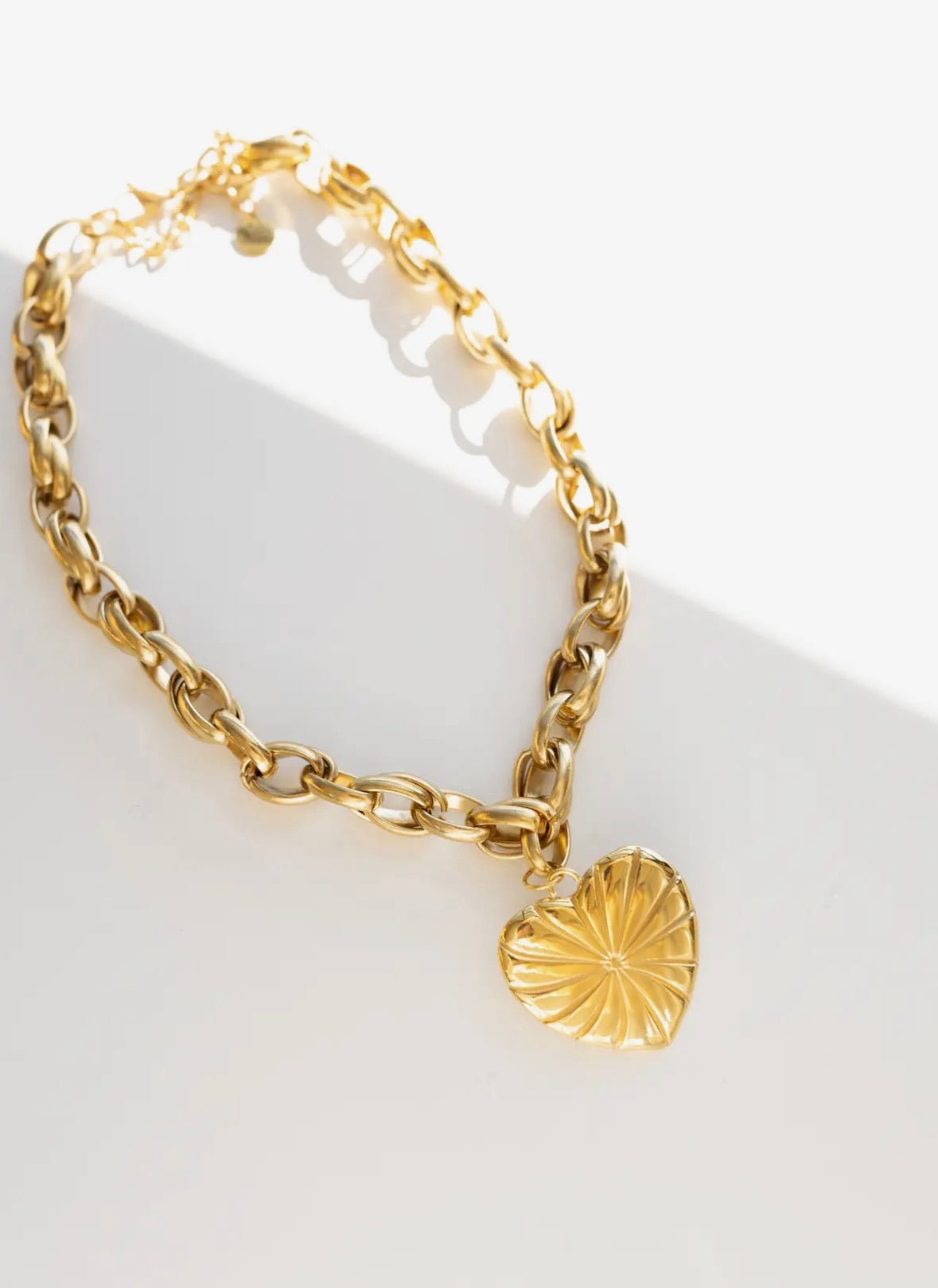 The Golden Love Charm Necklace