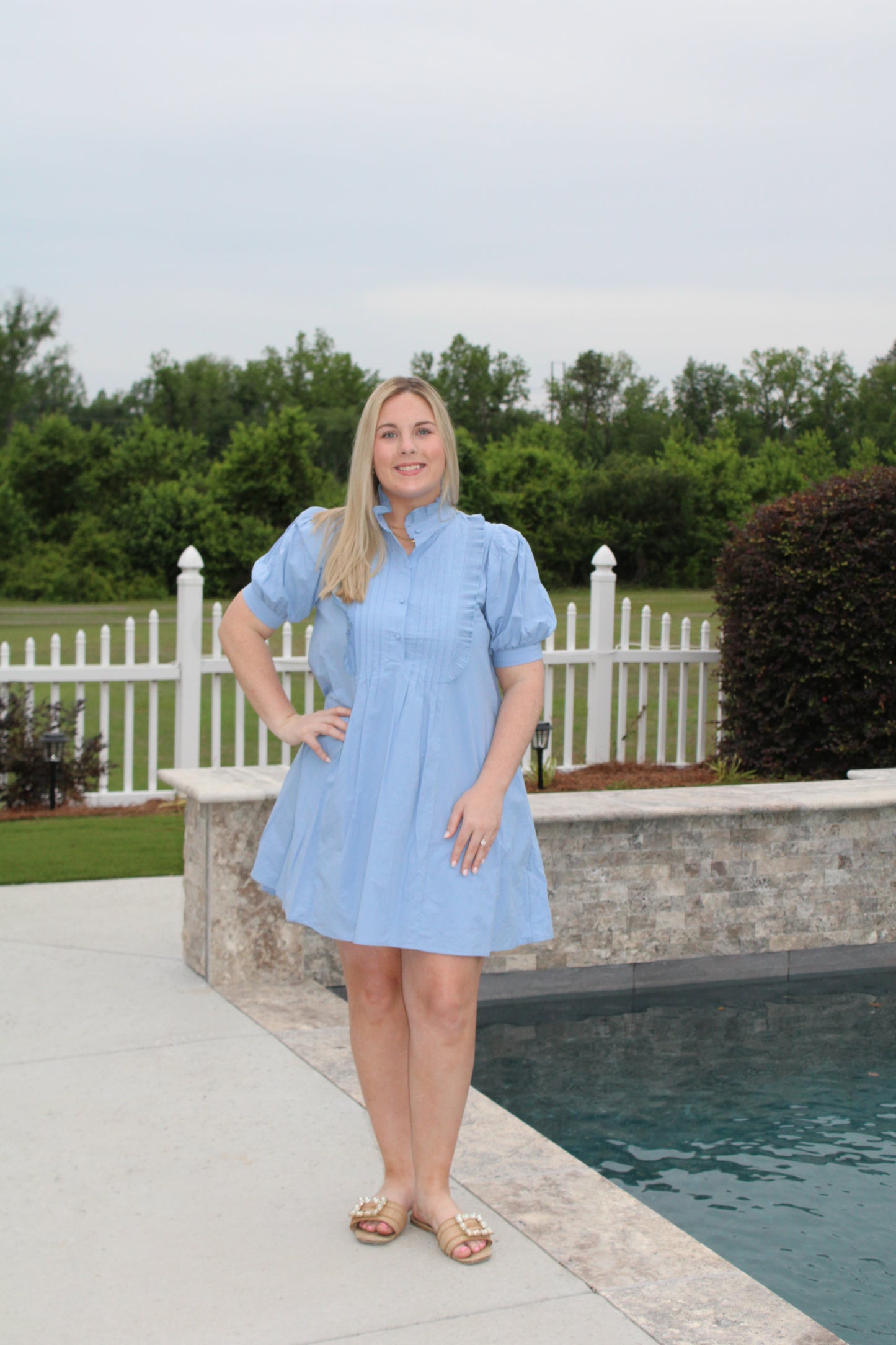 Bluebell Charm Mini Dress