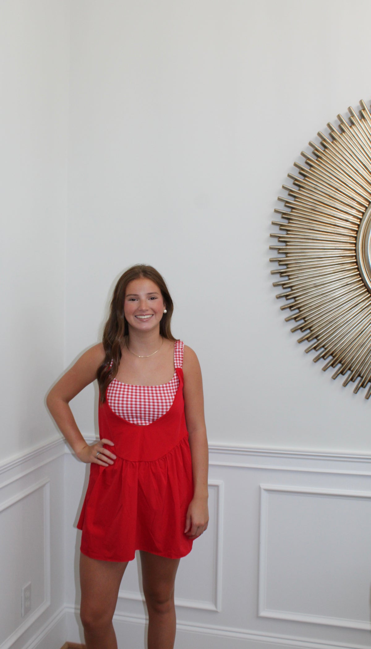The Scarlet Gingham Athletic Dress