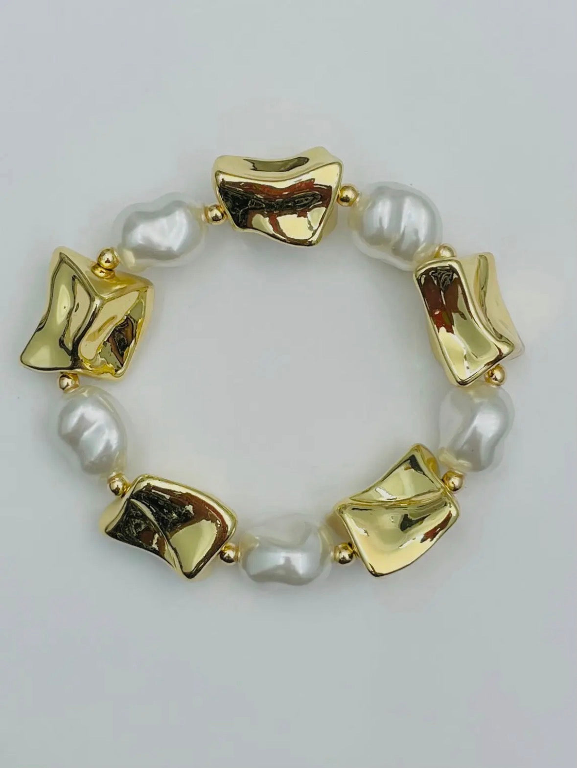 Golden Heirloom Pearl Bracelet