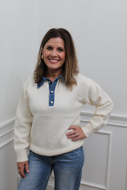 The Denim Dreams Sweater