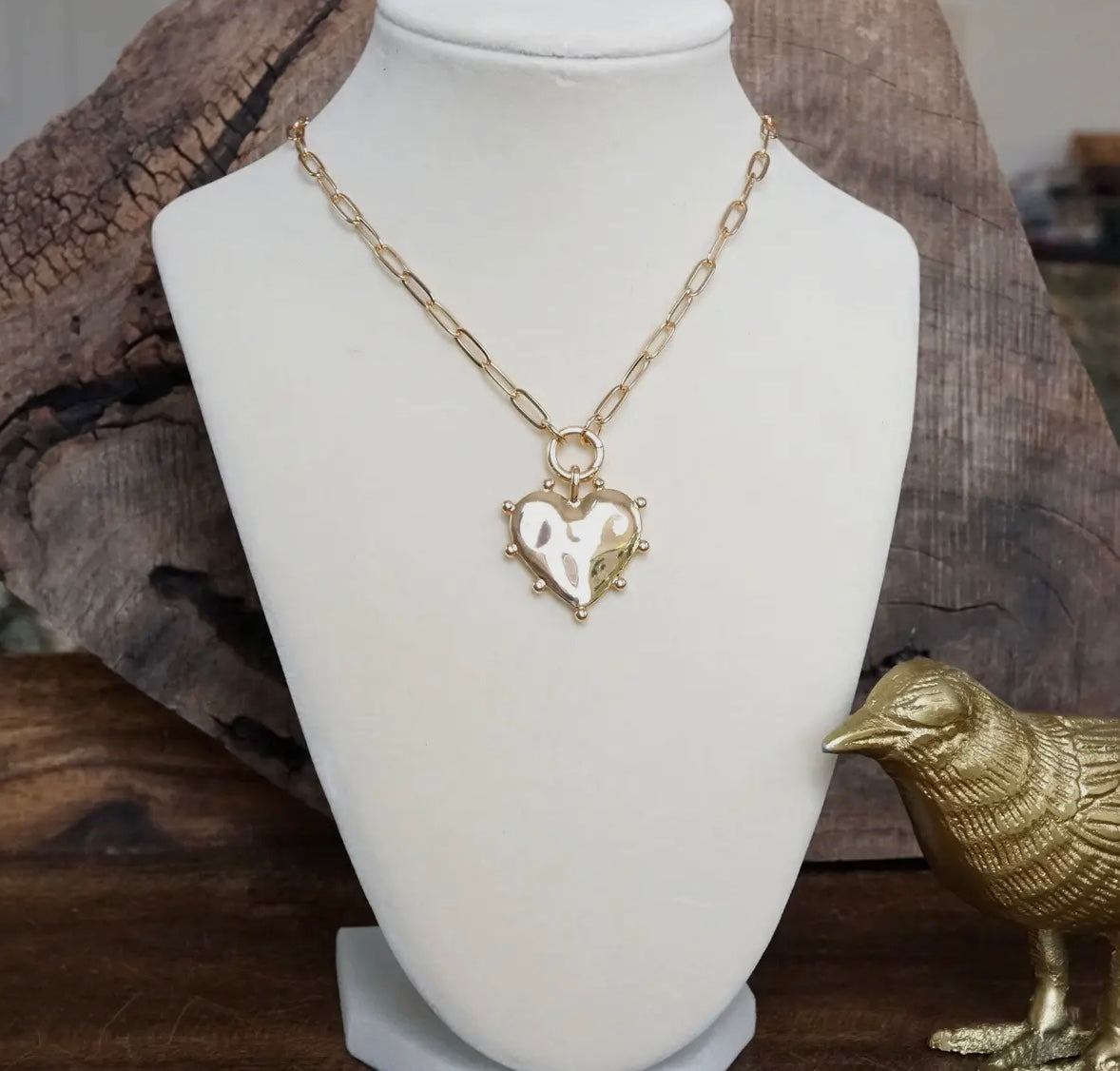 The Hearted Paperclip Necklace