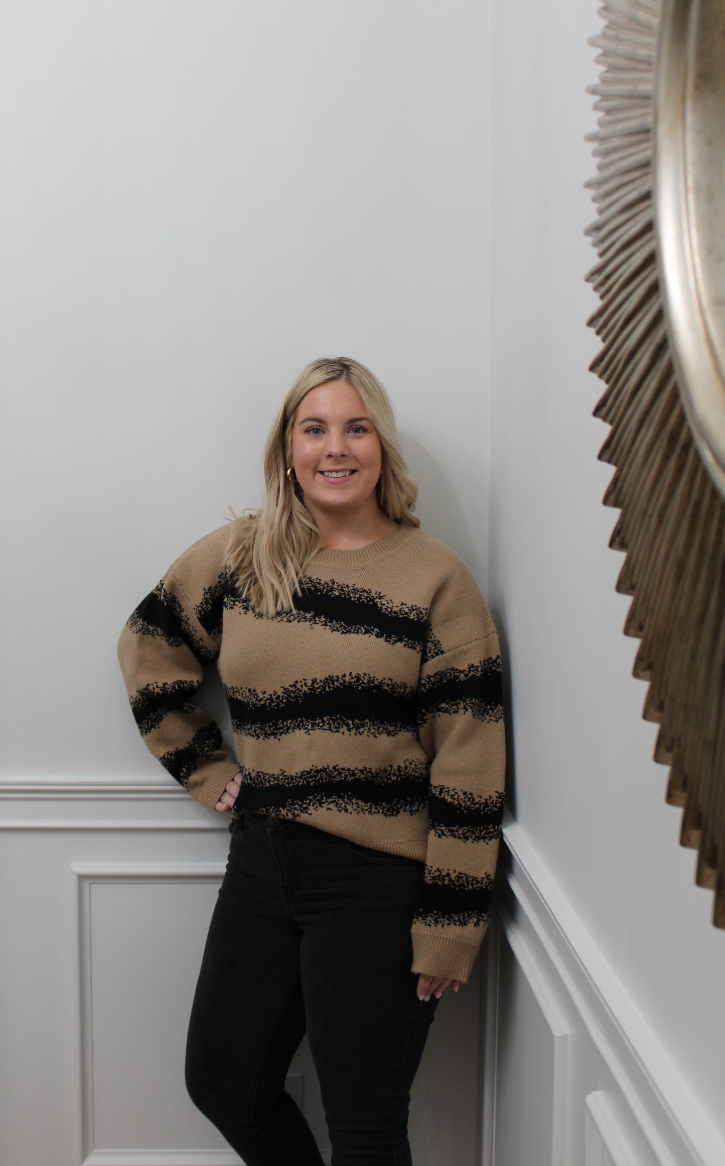 The Hazel Striped Sweater