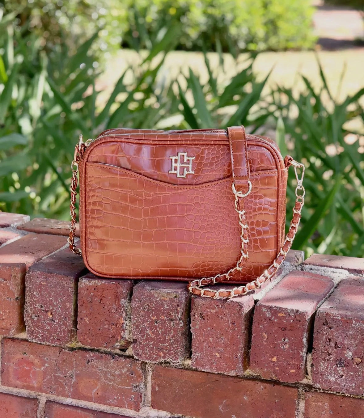 The Luxe Caramel Mini Crossbody