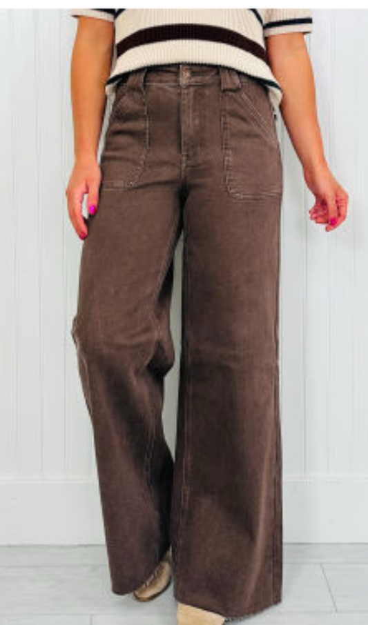The Vintage Brown Utility Pants