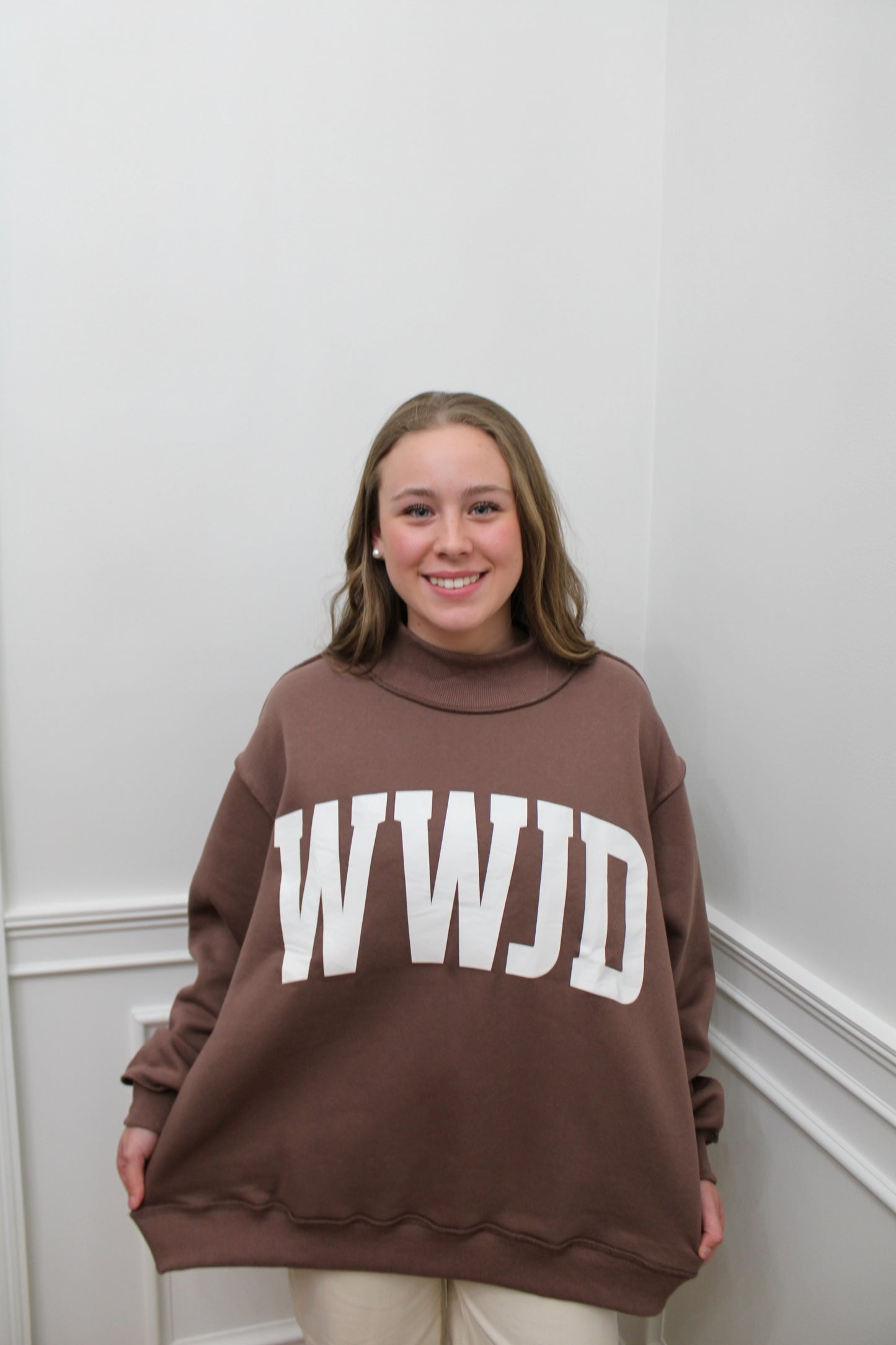 Amen / WWJD Reversible Crewneck