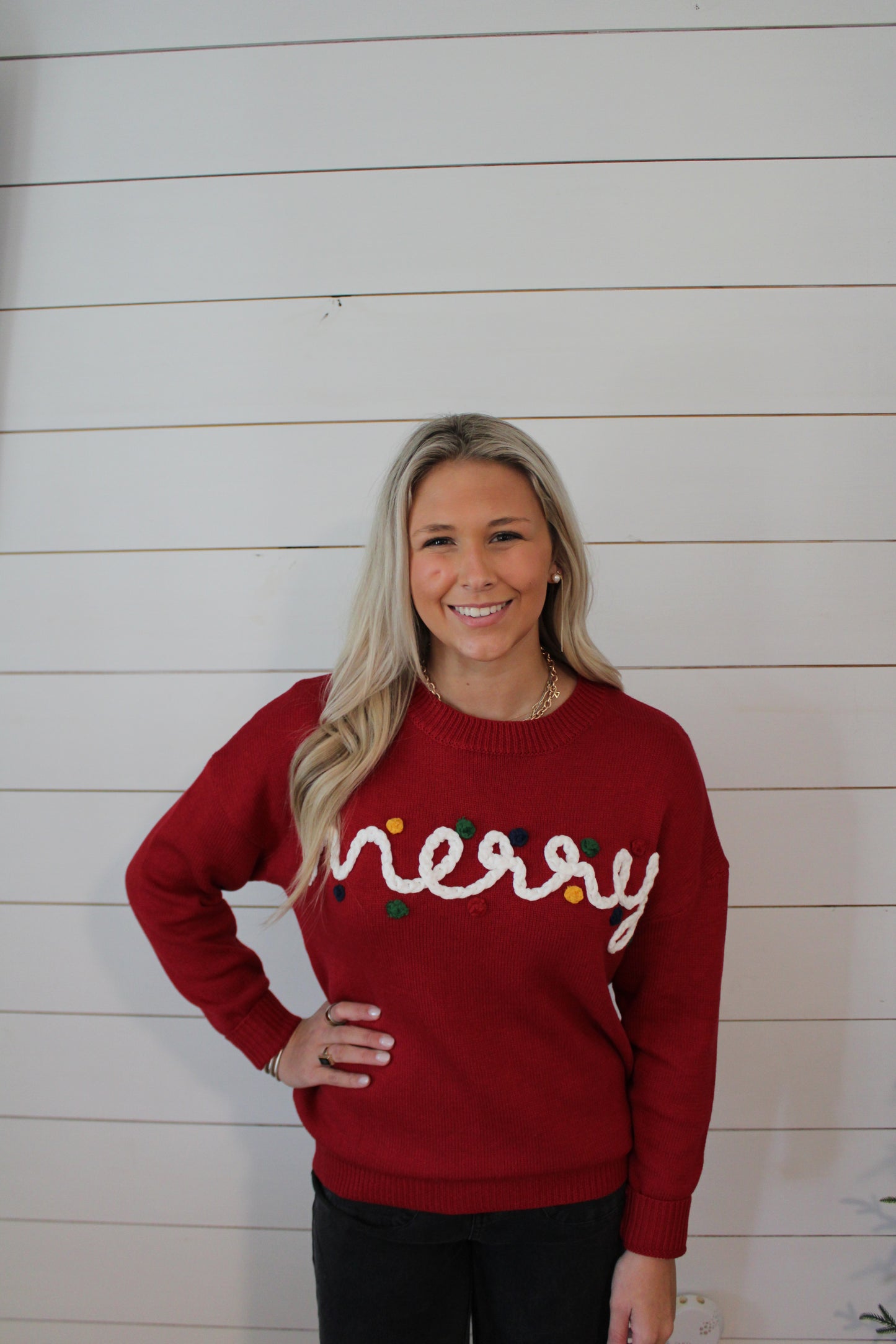 The Festive Merry Sweater
