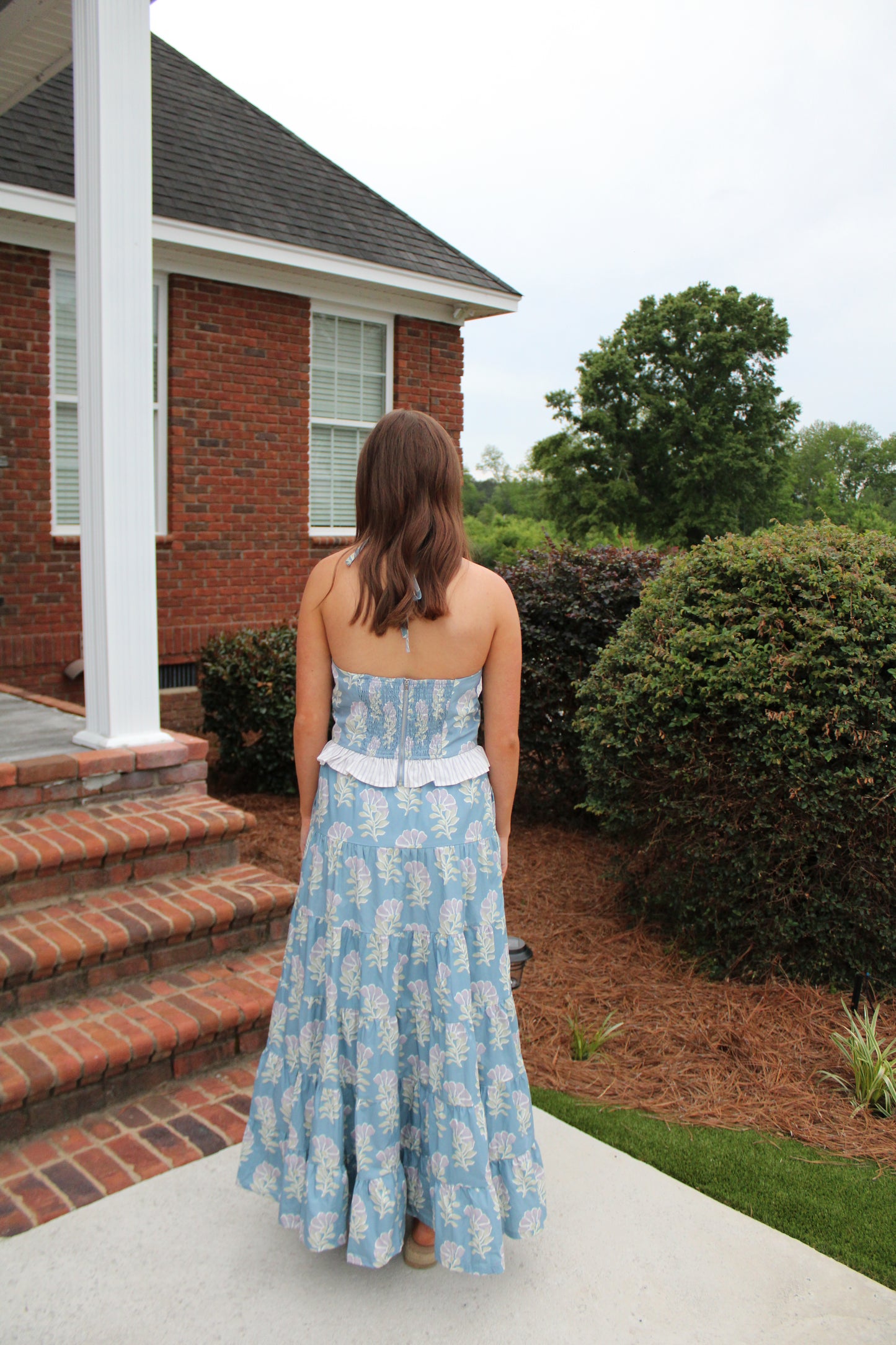 Bluebell Ruffle Halter Top