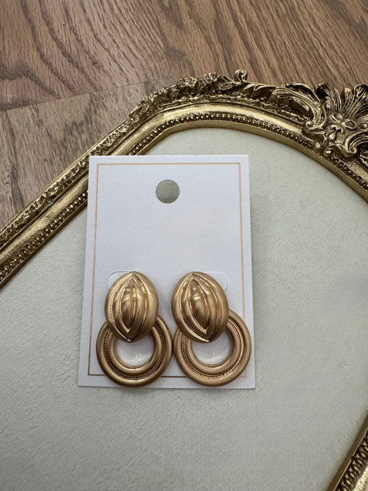 The Golden Doorknocker Earrings
