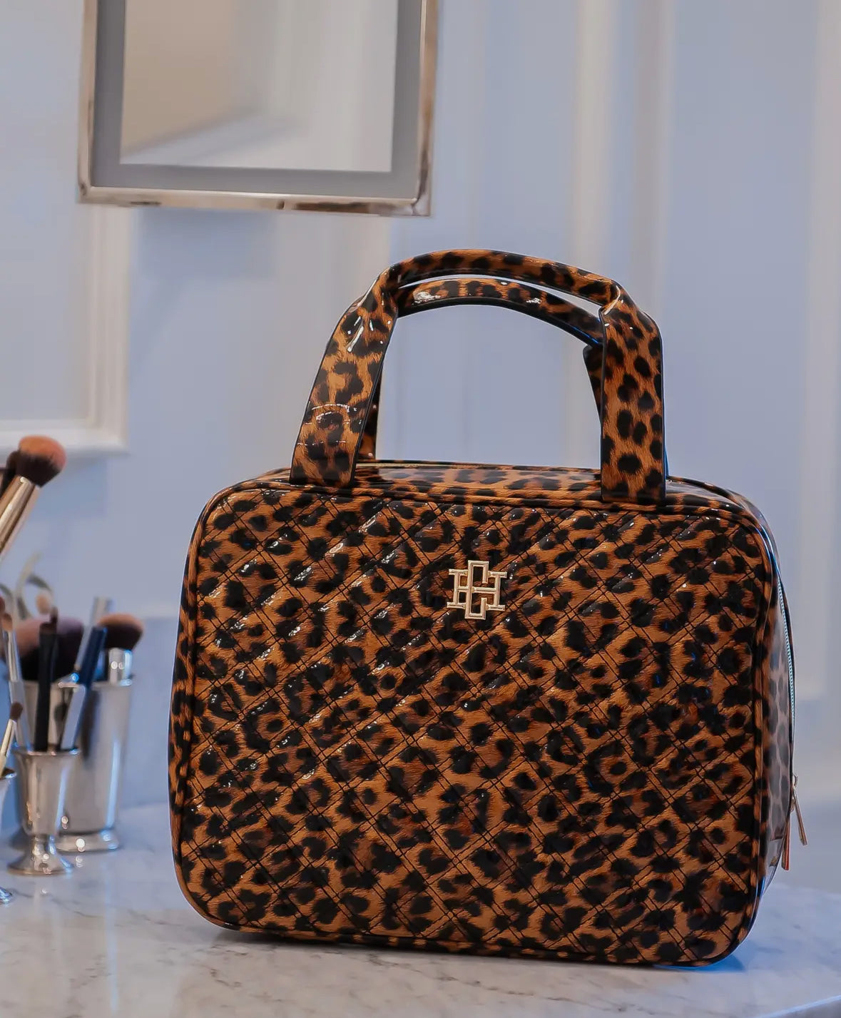 The Leopard Luxe Travel Organizer