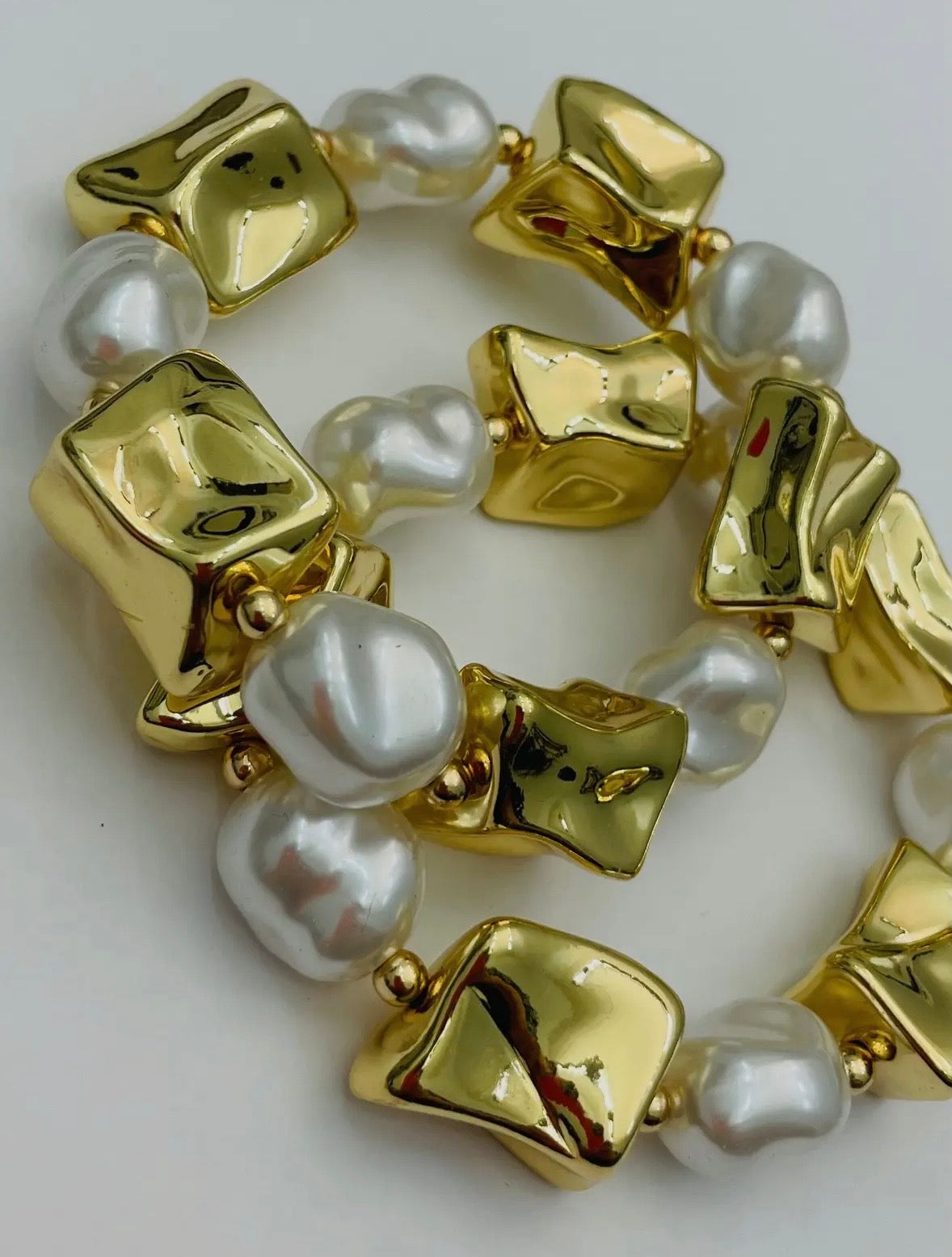 Golden Heirloom Pearl Bracelet