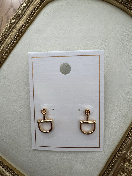 The Golden Bit Earrings