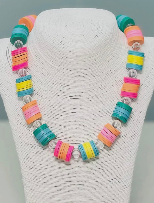 Spring Acrylic Necklace