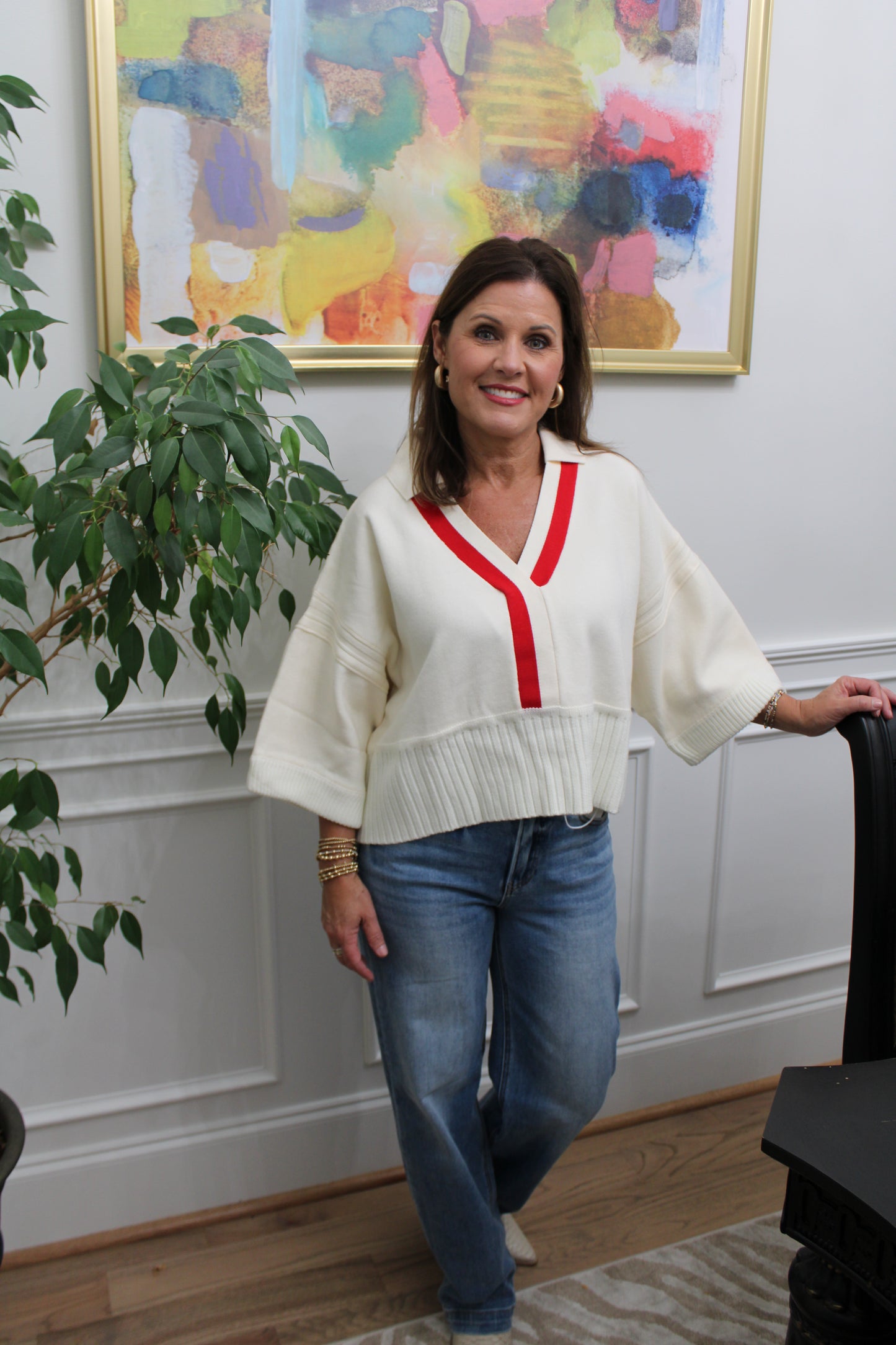 The Varsity V-Neck Sweater