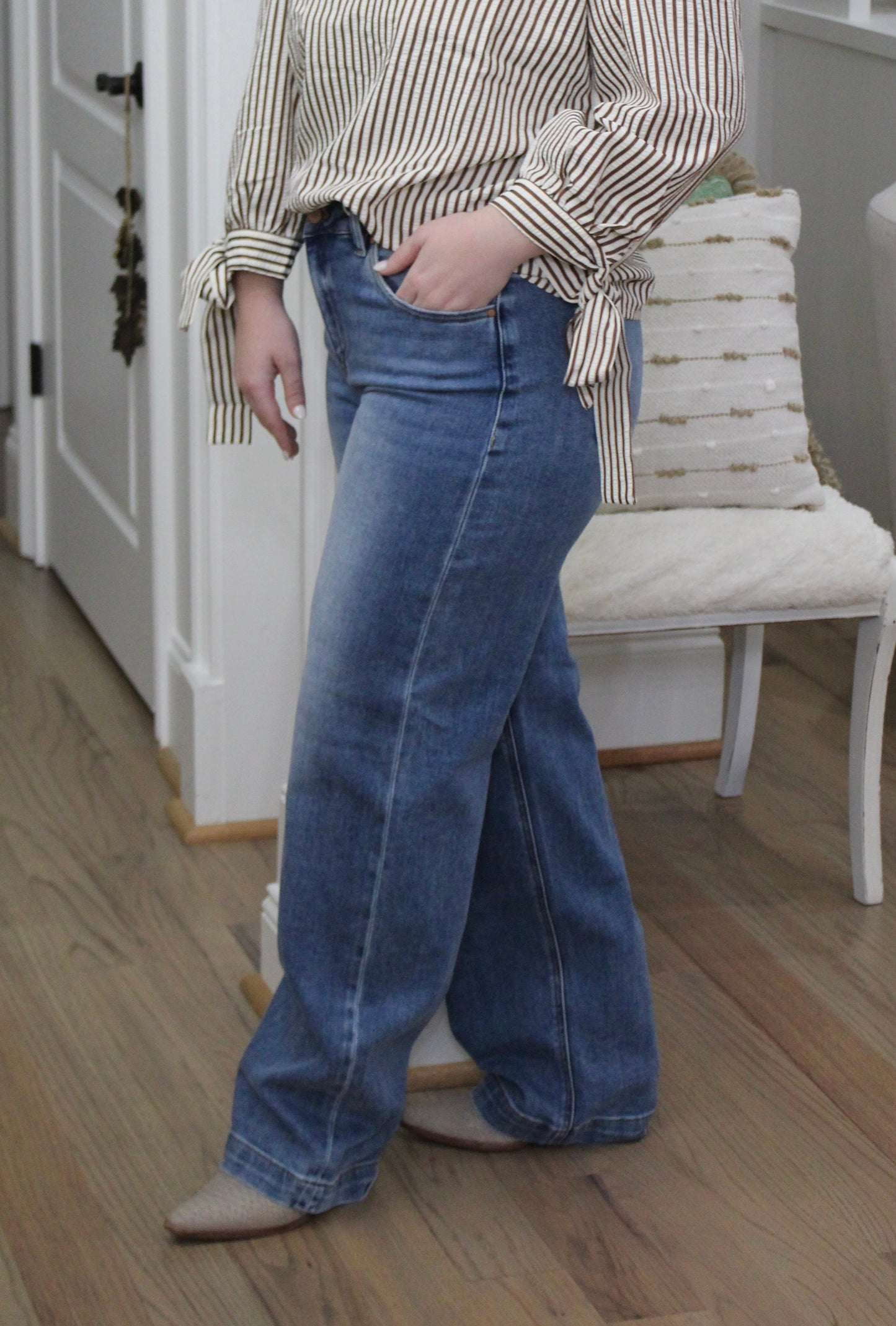 The High Rise Wide Baggy Risen Jeans