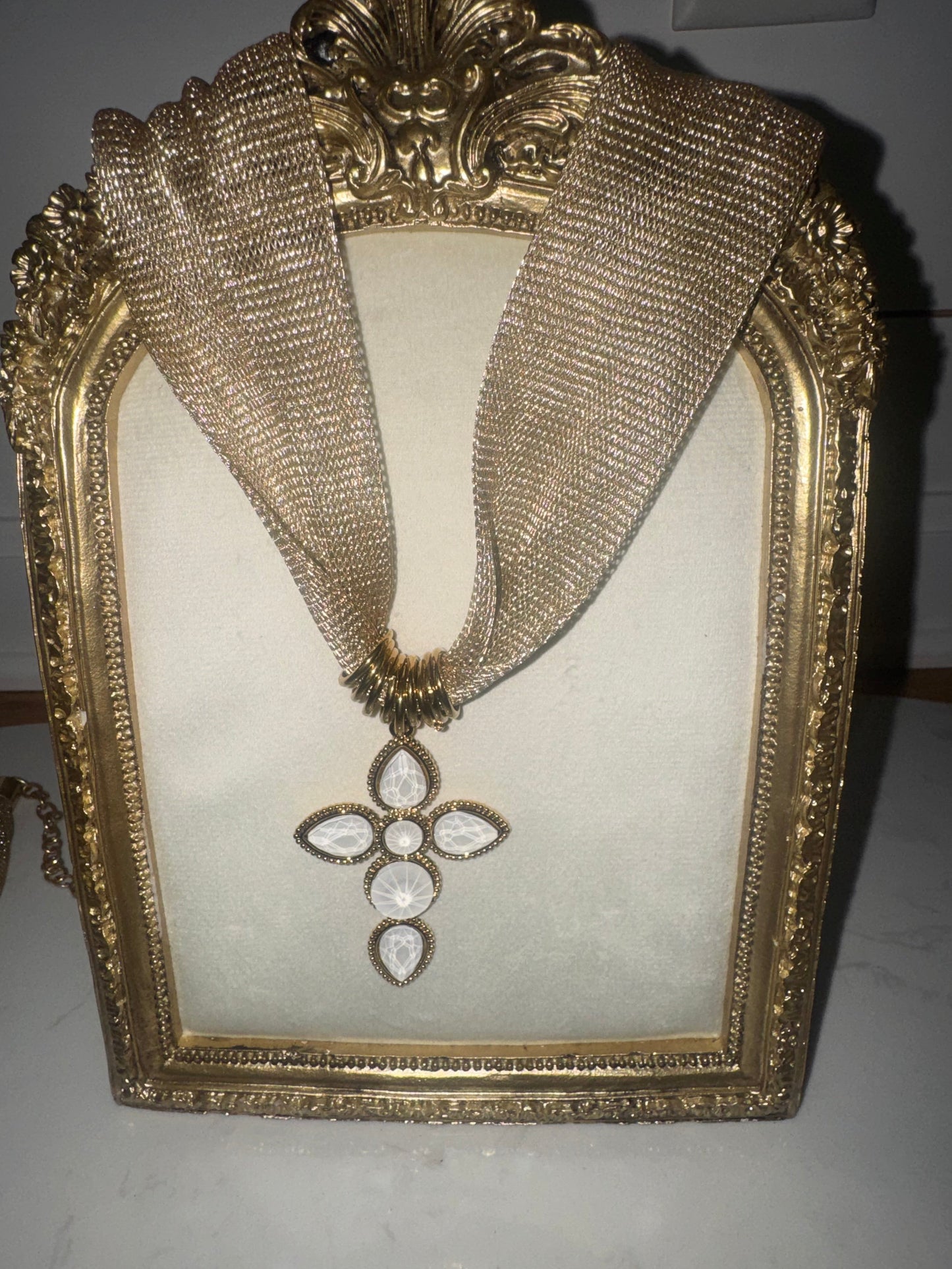 Golden Grace Cross Necklace