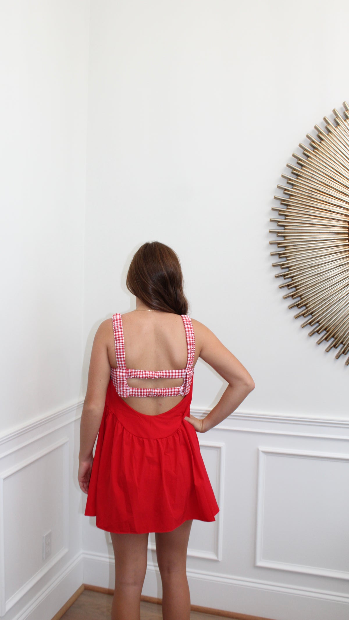 The Scarlet Gingham Athletic Dress