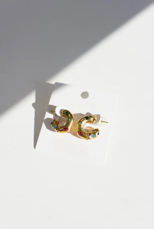Colorful Confetti Hoops