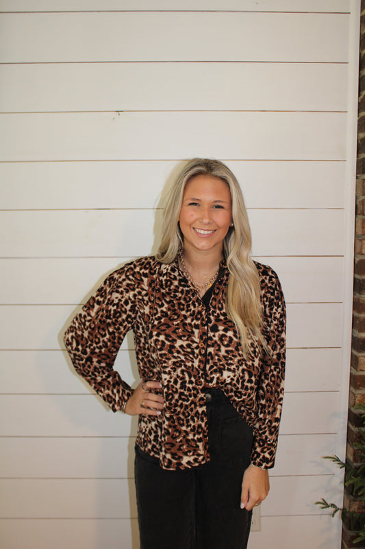 The Wild Leopard Blouse