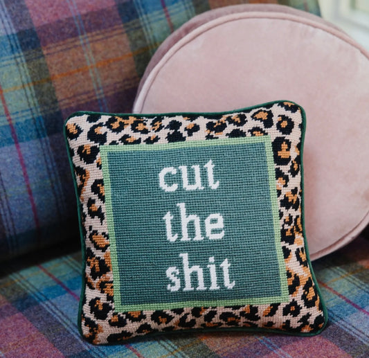 Cut The Shit Needlepoint